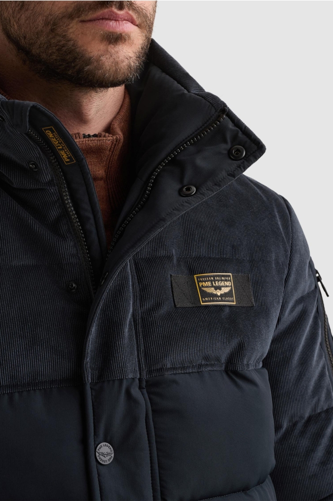 PME legend blauwe heren jas | Close up