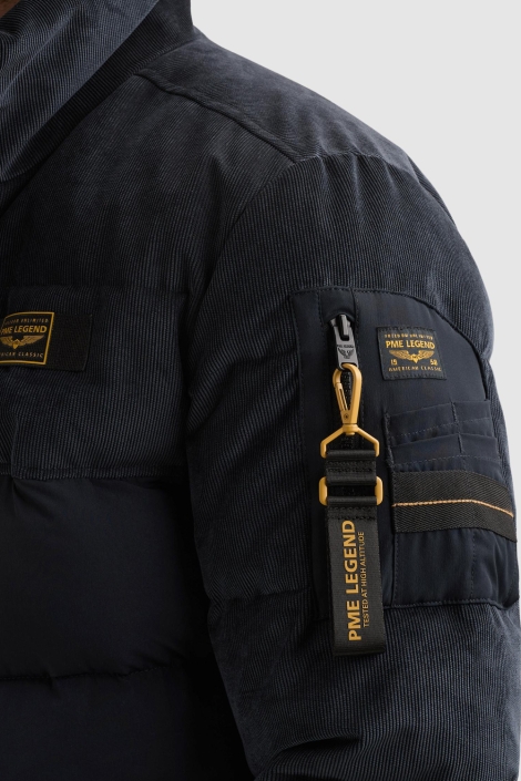 PME legend blauwe heren jas | Close up