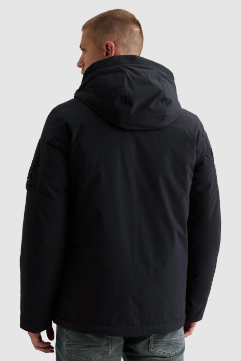 PME legend blauwe heren jas | Model achteraanzicht