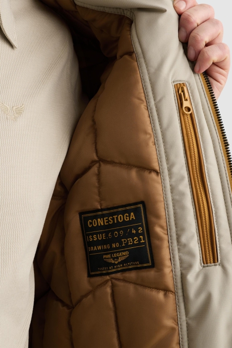 PME legend beige heren jas | Unique Selling Point
