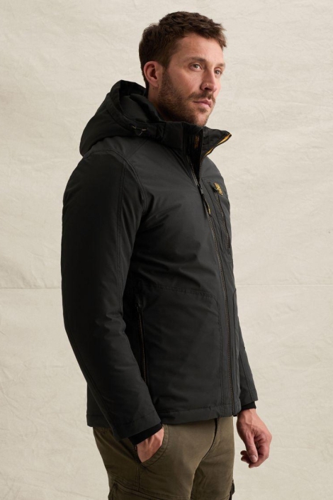 PME legend zwarte heren jas | Model zijaanzicht