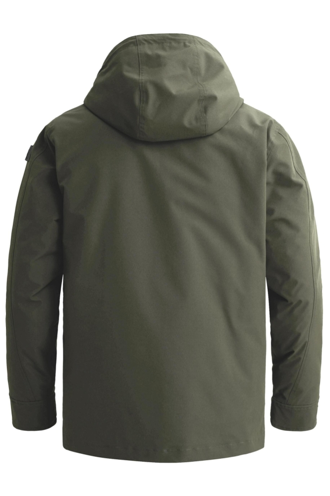 PME legend groene heren jas | Achteraanzicht