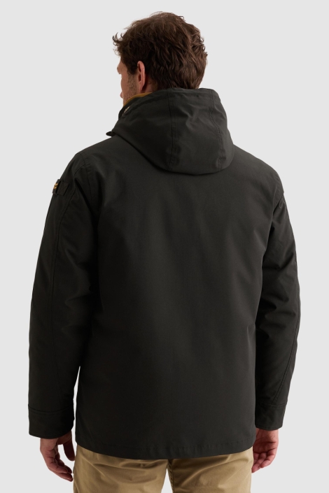 PME legend grijze heren jas | Model achteraanzicht