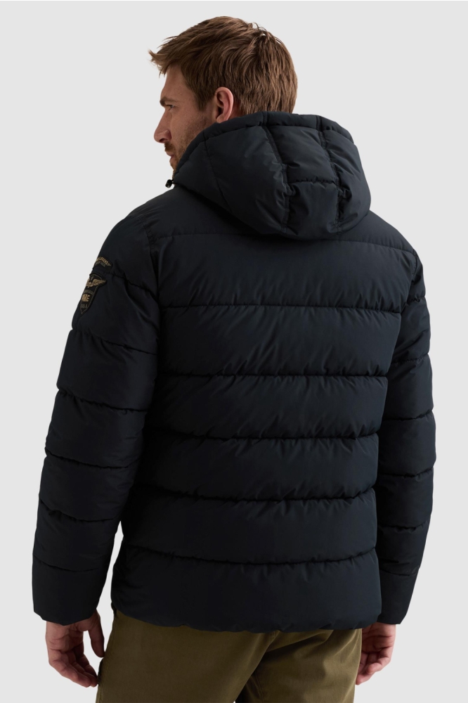 PME legend blauwe heren jas | Model achteraanzicht