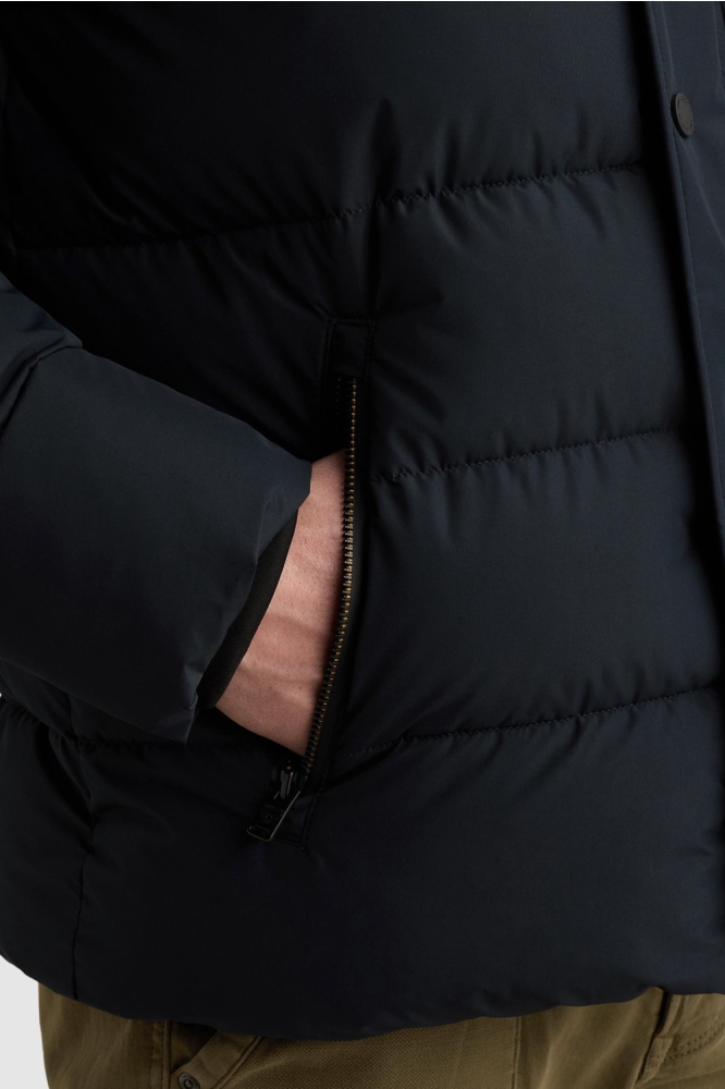 PME legend blauwe heren jas | Close up