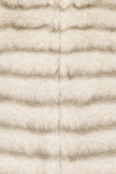 Jacqueline de Yong beige dames jas | Close up