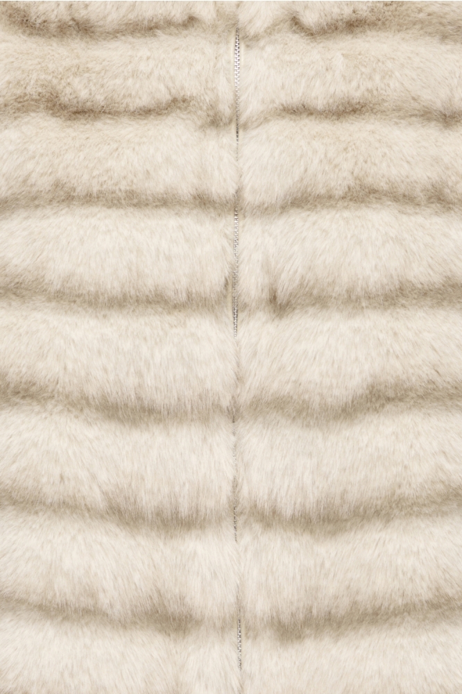 Jacqueline de Yong beige dames jas | Close up