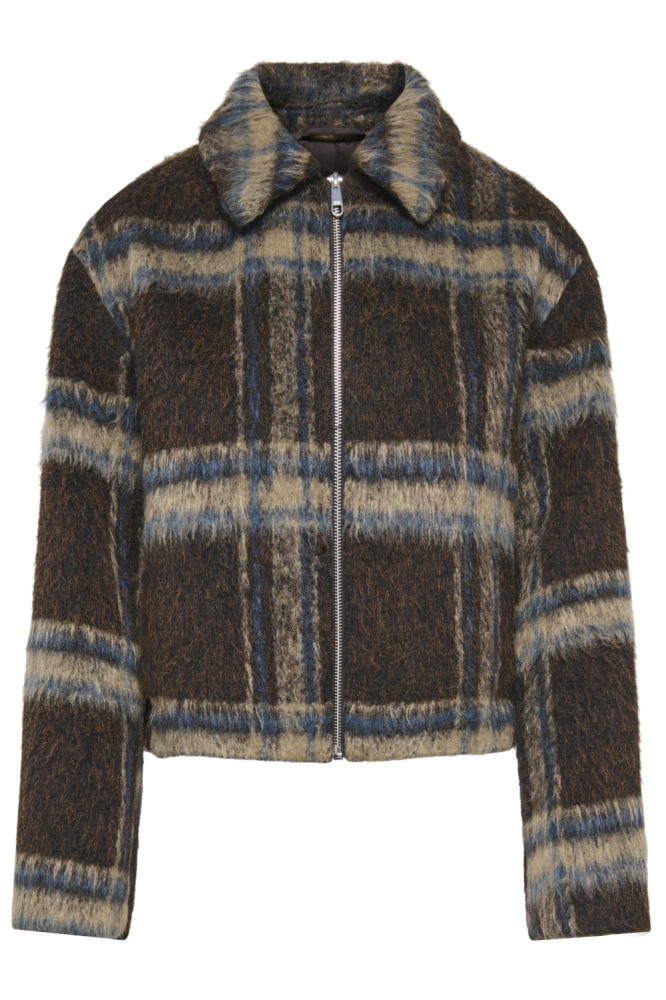 Only bruine dames jas | Vooraanzicht