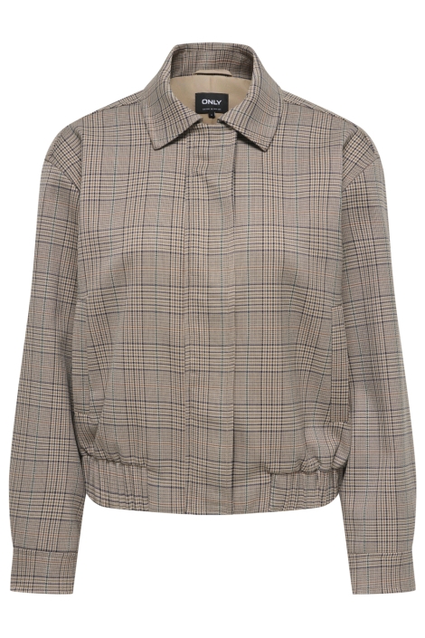 Only bruine dames jas | Vooraanzicht