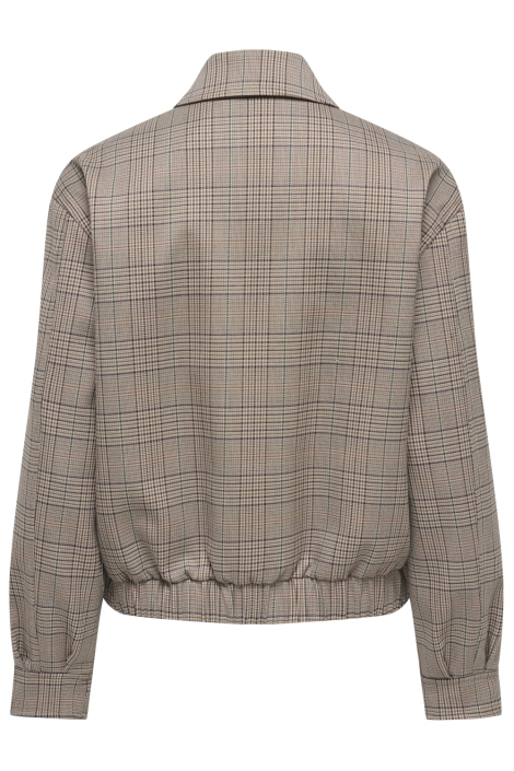 Only bruine dames jas | Achteraanzicht