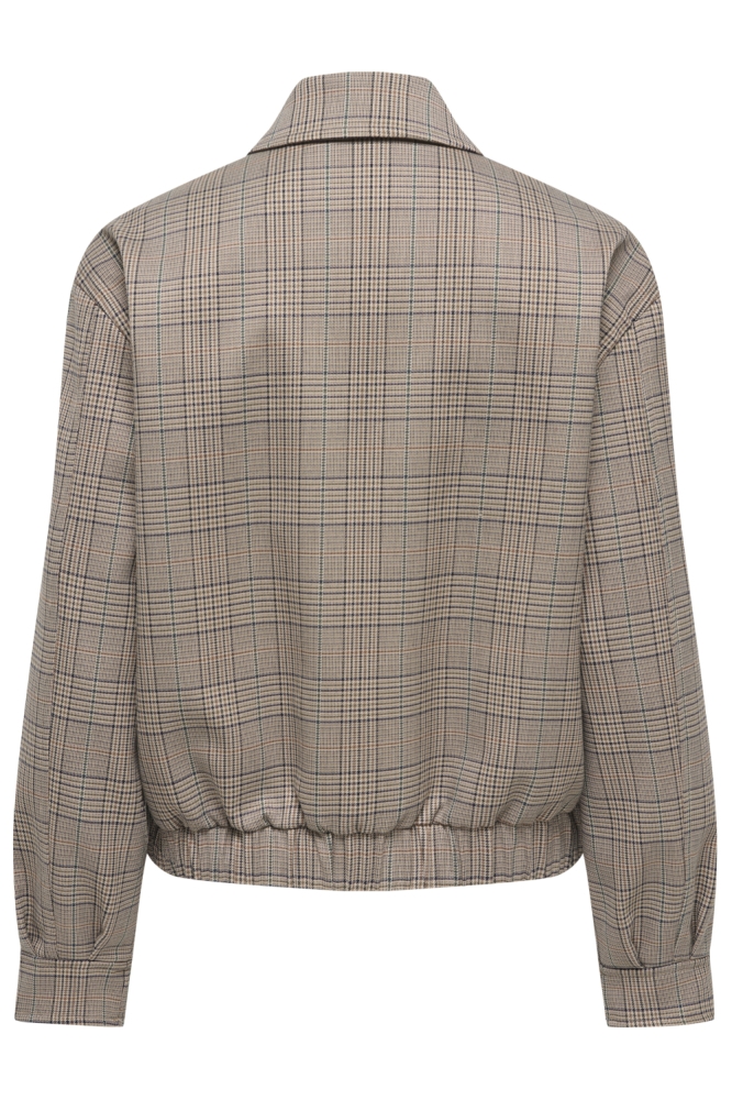 Only bruine dames jas | Achteraanzicht
