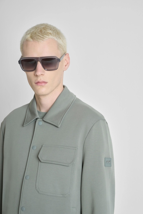 Antony Morato groene heren vest | Close up