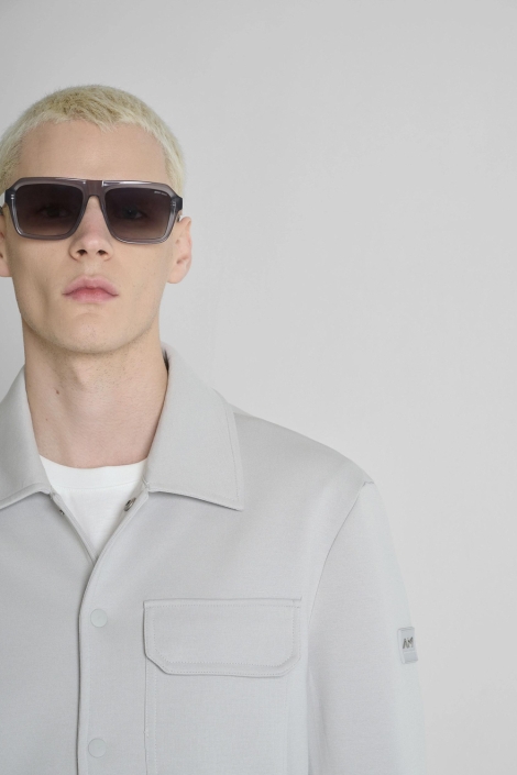 Antony Morato grijze heren vest | Close up