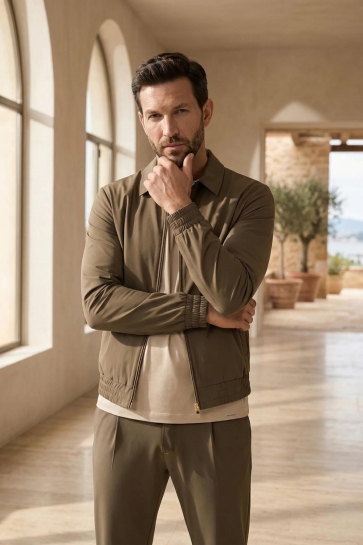 Malelions Vest PREMIUM TECH JACKET MPD30026027 50011 CARAMEL