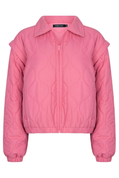 Ydence roze dames jas | Vooraanzicht