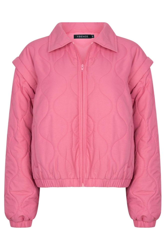 Ydence roze dames jas | Vooraanzicht