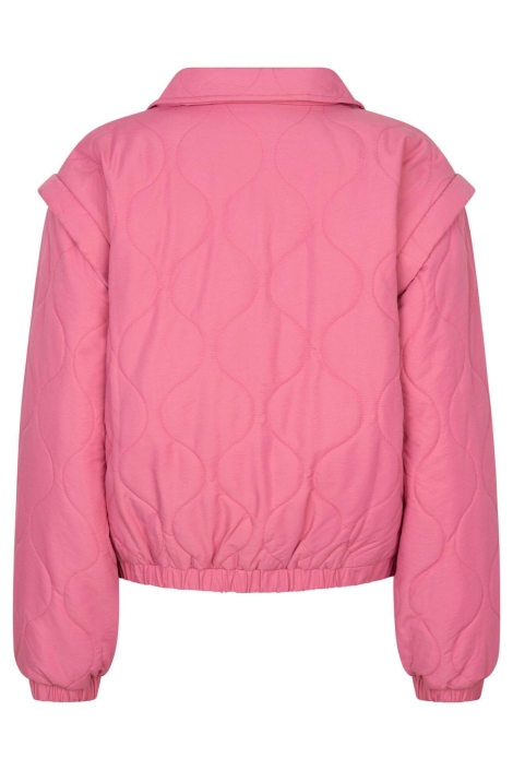 Ydence roze dames jas | Achteraanzicht