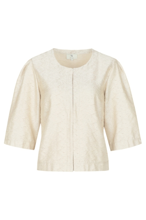 C&S The Label zand dames blazer | Vooraanzicht