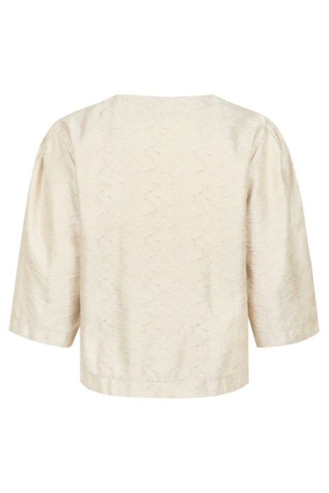 C&S The Label zand dames blazer | Achteraanzicht