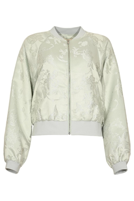 Maicazz groene dames jas | Vooraanzicht