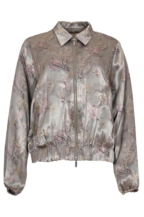 Maicazz grijze dames jas | Vooraanzicht