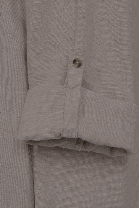 Freequent grijze dames jurk | Close up