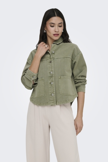 Jacqueline de Yong Jas JDYNOMA L/S SHACKET WVN NOOS 15365845 KALAMATA