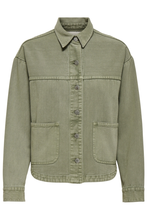 Jacqueline de Yong groene dames jas | Vooraanzicht