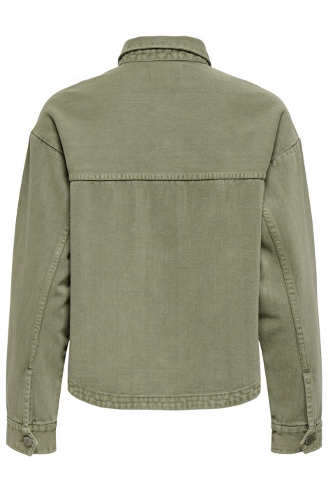 Jacqueline de Yong groene dames jas | Achteraanzicht