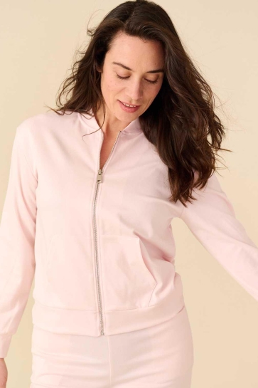 FOS Amsterdam Vest IZZY JACQUARD 7721 650 ROZE