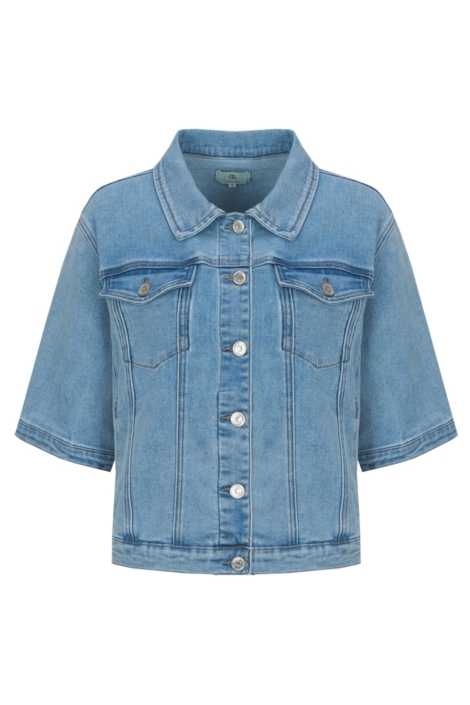 C&S The Label blauwe dames jas | Vooraanzicht