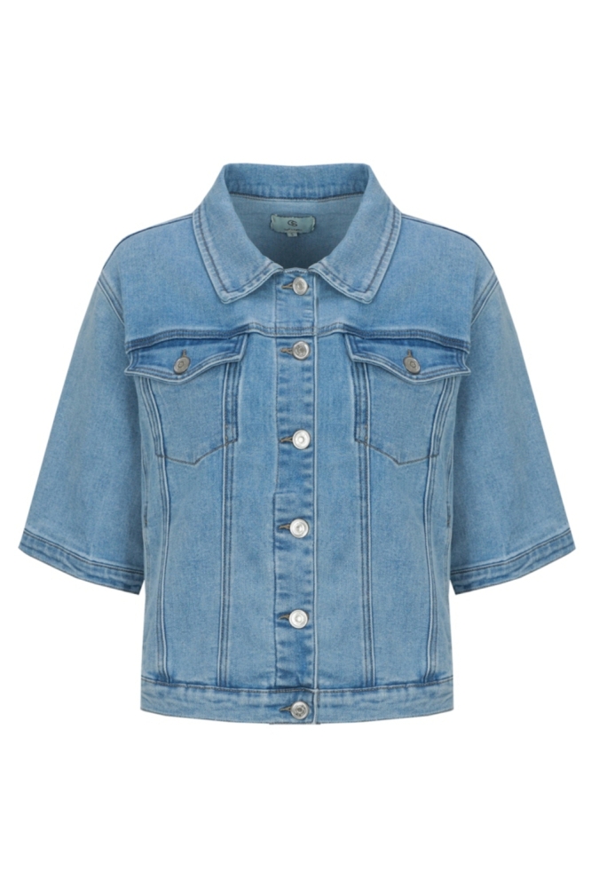 C&S The Label blauwe dames jas | Vooraanzicht