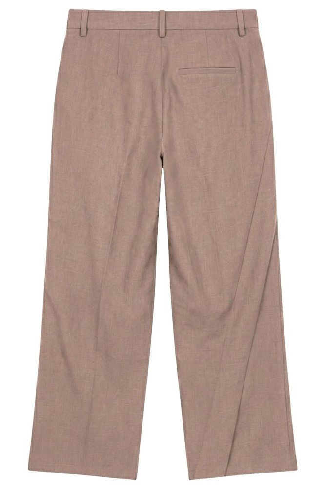 Vero Moda camel dames broek | Achteraanzicht