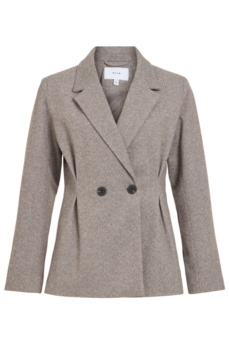 Vila bruine dames blazer | Vooraanzicht