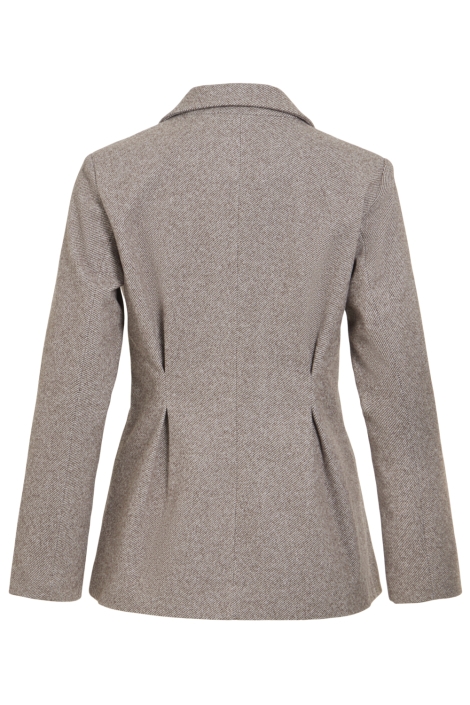 Vila bruine dames blazer | Achteraanzicht