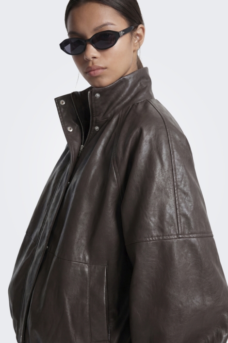 Only bruine dames jas | Close up