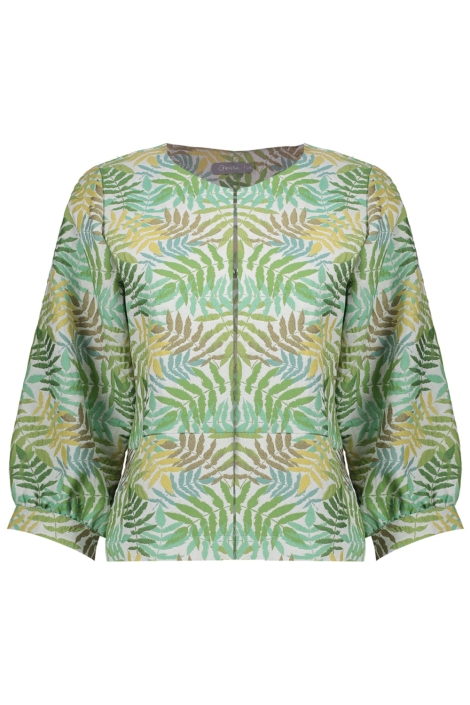 Geisha groene dames vest | Vooraanzicht