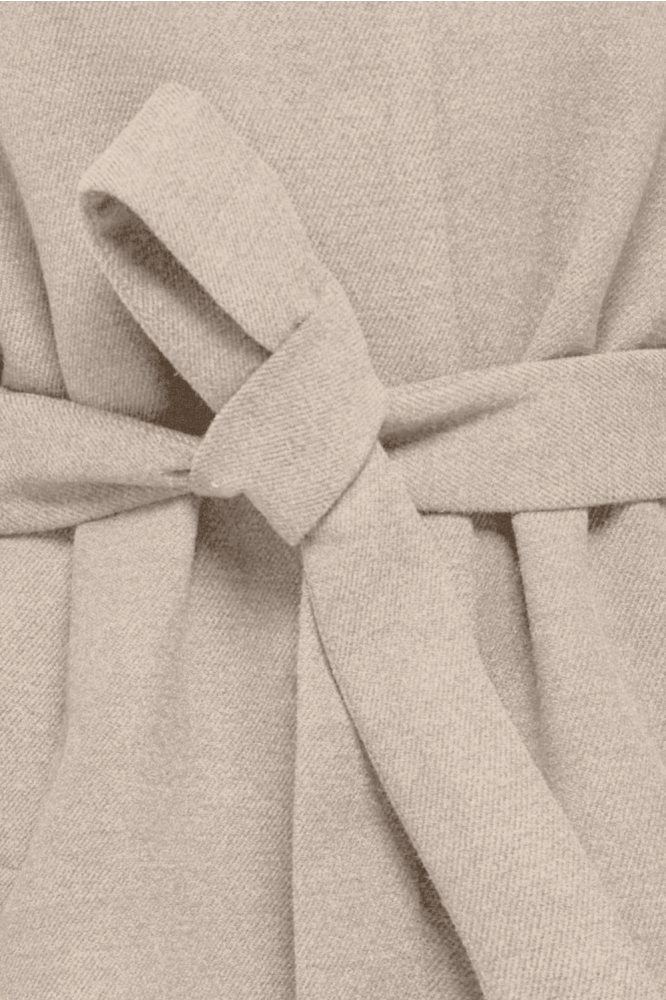 Jacqueline de Yong beige dames jas | Close up