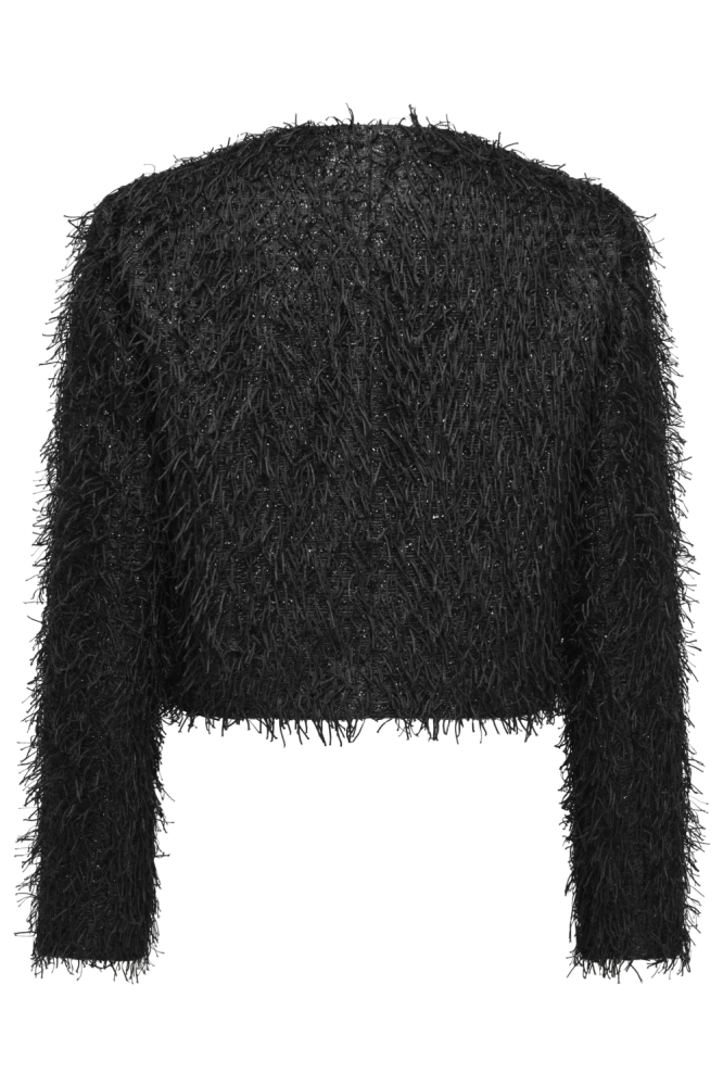 Only zwarte dames vest | Achteraanzicht