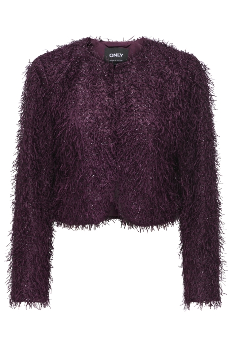 Only bordeaux dames vest | Vooraanzicht
