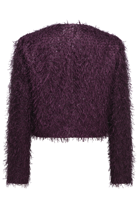 Only bordeaux dames vest | Achteraanzicht