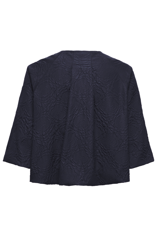 Only blauwe dames vest | Achteraanzicht