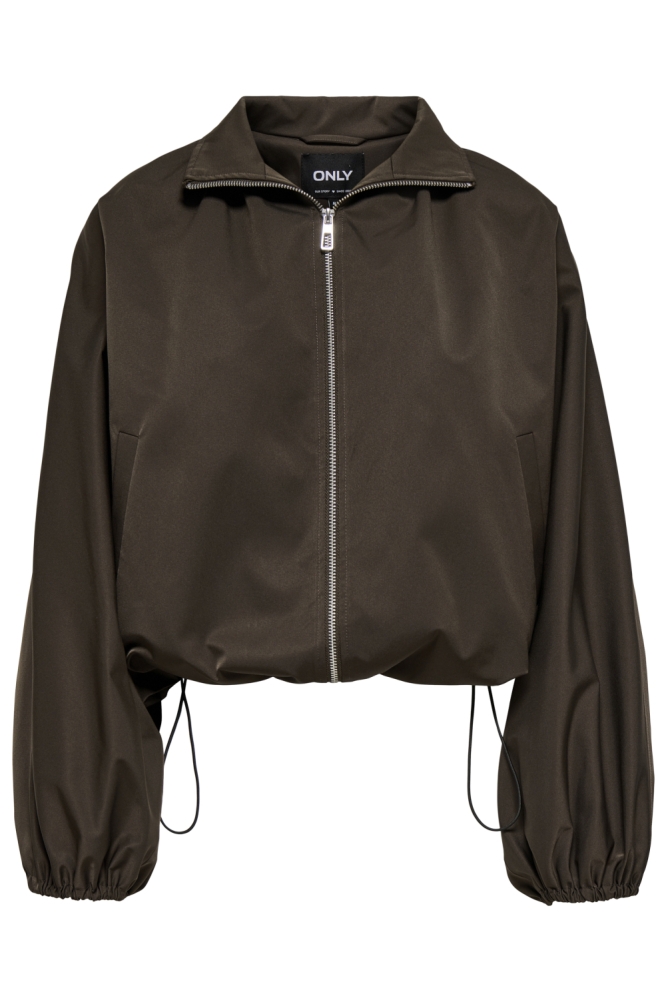 Only bruine dames jas | Vooraanzicht