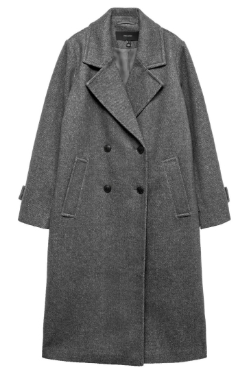 Vero Moda Jas VMEVA LONG COAT NOOS 10348666 MEDIUM GREY MELANGE