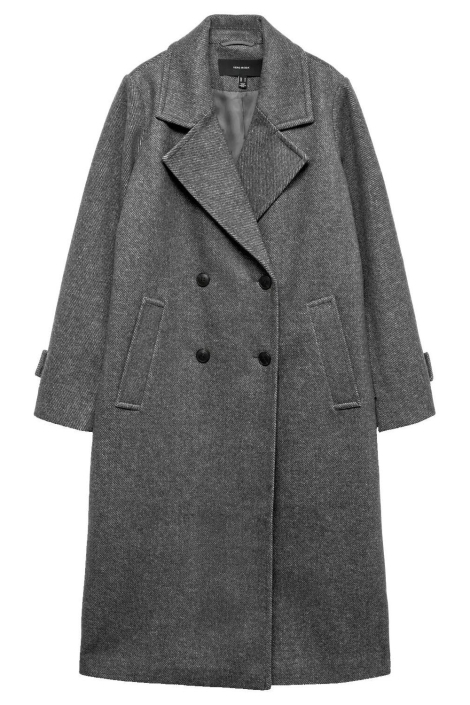 Vero Moda grijze dames jas | Vooraanzicht