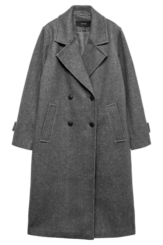 Vero Moda grijze dames jas | Vooraanzicht