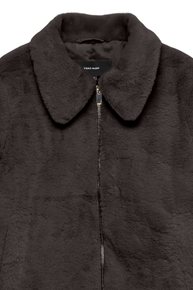 Vero Moda bruine dames jas | Close up