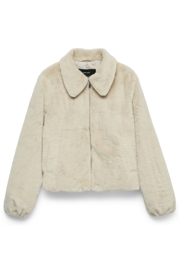 Vero Moda Jas VMSOLAIMA SHORT JACKET NOOS 10348779 Oatmeal