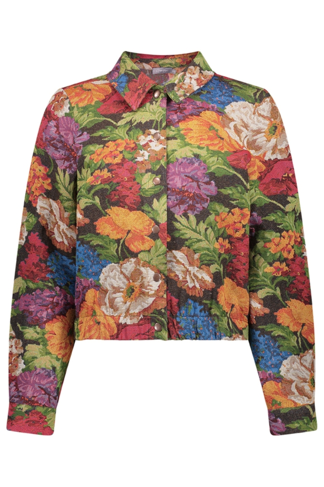 Geisha multi color dames jas | Vooraanzicht