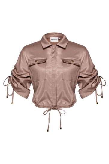 Kimara Jas ABBY JACKET KR14 13186 603 224 GOLD BROWN